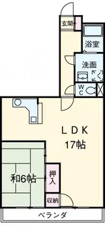 グリーンヒル藤が丘G【2階】の間取り