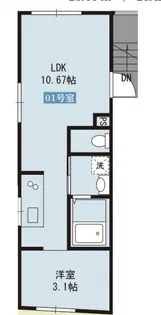 サニーレジデンス中野新橋【4階】の間取り