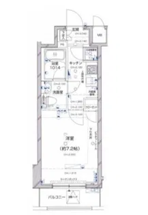 パレステュディオ虎ノ門【6階】の間取り