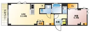 サンマリー赤塚【2階】の間取り