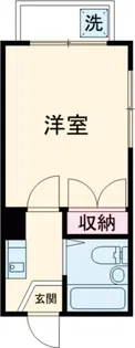 フェリス成城【1階】の間取り