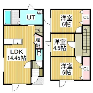 クォーレ【1階】の間取り