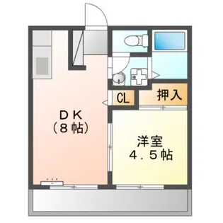 メイ・グリーン【1階】の間取り