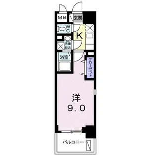 ラ ルーチェ【8階】の間取り
