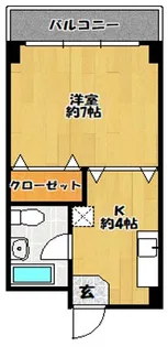 メゾンタナカ【4階】の間取り
