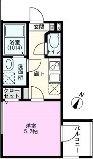 メルディア鹿浜【2階】の間取り