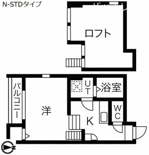 アイビー北原【1階】の間取り
