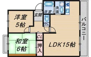 パティエール【2階】の間取り
