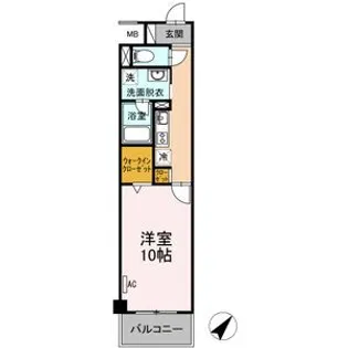 イーストタウン巽【5階】の間取り