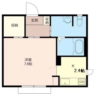 グランローズ根岸【1階】の間取り
