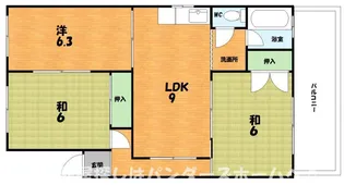 一森ハイツ【2階】の間取り