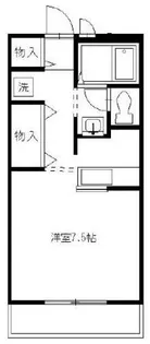 サンパレスB【2階】の間取り