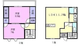 プレタメゾン壱号館の間取り