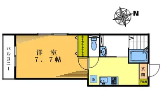 ウィステリア【2階】の間取り