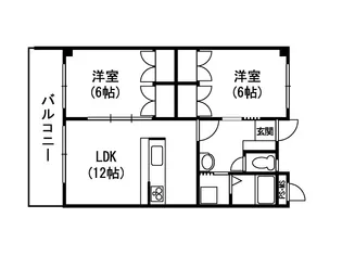 サニーポート【1階】の間取り