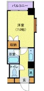 1Kの間取り画像