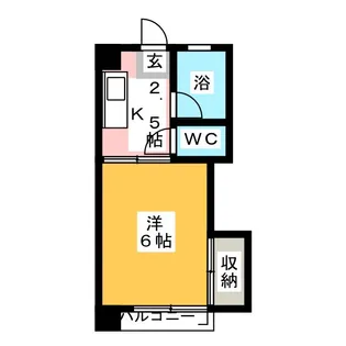 郡山アパートII【3階】の間取り