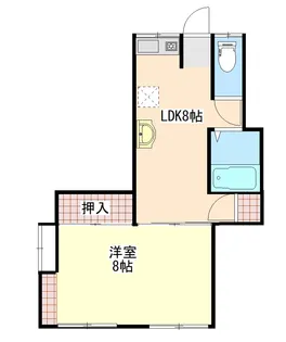 上村マンション【1階】の間取り