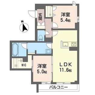 アミコート【3階】の間取り