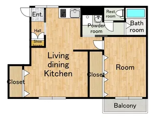 シティハイム カーサ久喜【2階】の間取り