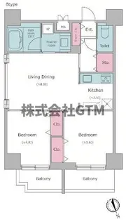 東京都台東区浅草7【マンション】の間取り