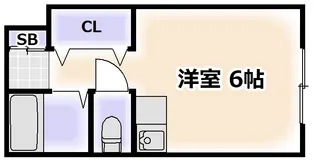 大阪府大阪市浪速区敷津西2【マンション】の間取り