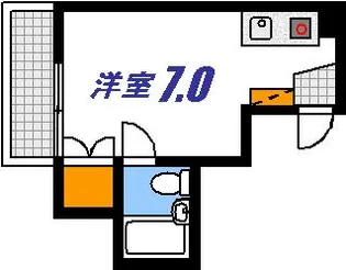 ハイムサンシルク【2階】の間取り