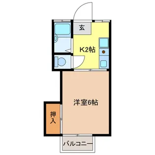 アーバン折立 北棟【2階】の間取り