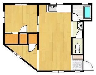 矢頭コーポ【3階】の間取り