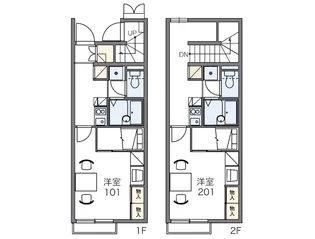 アウリオン【1階】の間取り