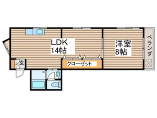 メゾン菊住【3階】の間取り