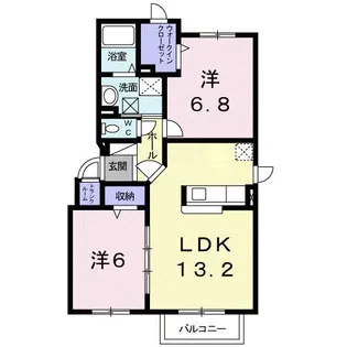 ARTアルビレオI【3階】の間取り