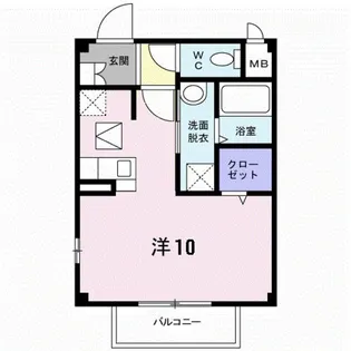 セントポーリア【1階】の間取り