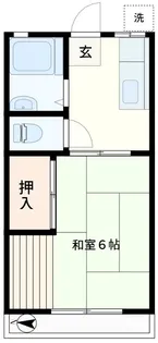 ヴィラ桔梗【2階】の間取り