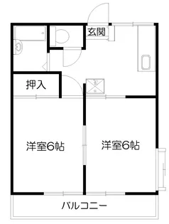 さんぱあくかしま【2階】の間取り