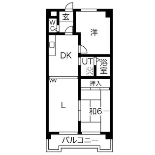 アビタマルフクII【3階】の間取り