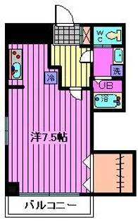 相原コーポII【3階】の間取り