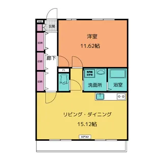 サンフローラ【3階】の間取り