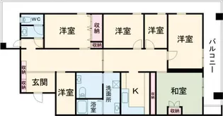 コーラルウェイII【6階】の間取り