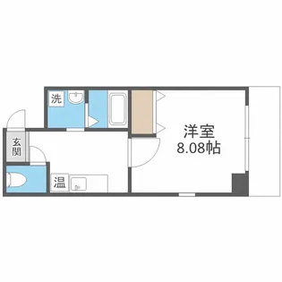 1Kの間取り画像