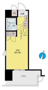 ビューネ茗荷谷【1階】の間取り