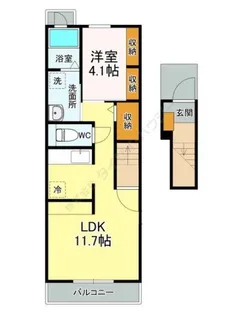 ルピナス【2階】の間取り