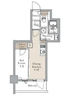 東京都台東区日本堤2【マンション】の間取り