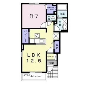 ブルック ガーデン II【1階】の間取り