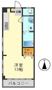 三家第1ビル【4階】の間取り