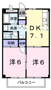 オープンコート【2階】の間取り