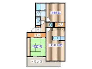 レジデンス・サイトウII【1階】の間取り