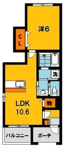 ベルドミール参番館【1階】の間取り