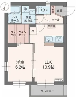 メッシスマヨコ【3階】の間取り