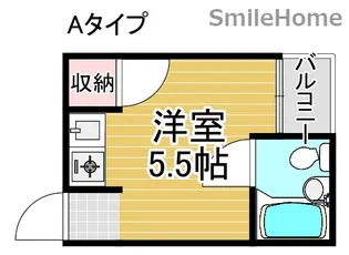 プレアール浜口西【1階】の間取り